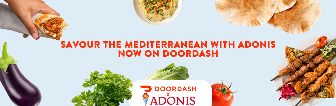 Savour the Mediterranean with Adonis now on DoorDash