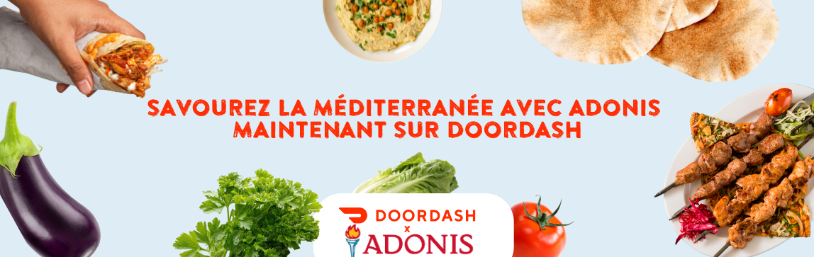 Savourez la méditerranée avec Adonis maintenant sur DoorDash